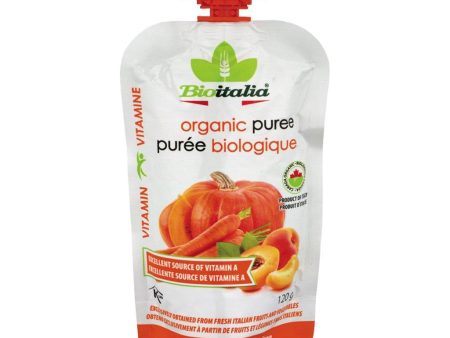 Purée Biologique Carotte, Abricot & Citrouille Discount