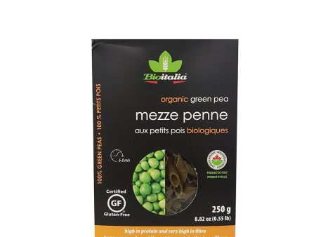 Mezze Penne Sans Gluten aux Petits Pois Biologiques Sale