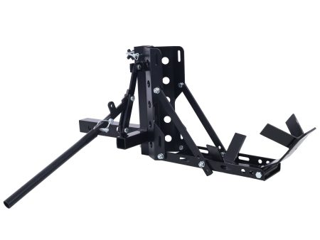 800LBS Motorcycle Trailer Hitch Scooter Hauler Mount Rack 2  Motorcycle Tow Carrier Receiver Heavy Duty Steel Online