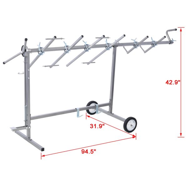 Auto Paint Stand Panel Hood Hanger Spray Rack Paint Rack, 360º Rotating Paint Rack Auto Paint Stand Panel Hood Hanger for Car Bumpers Hot on Sale