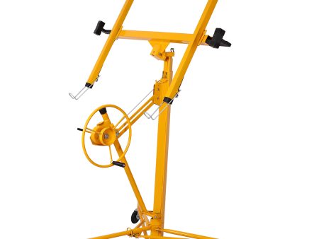 Drywall Lift Panel 11  Lift Drywall Panel Hoist Jack Lifter,yellow Supply