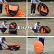 2 Person Black + Orange Pop Up Camping Tent Online Sale