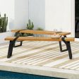 ZORA BENCH,Set of 2 Discount