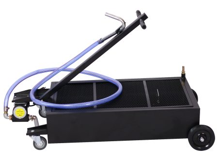 25 gallon low profile oil drainer ,with electric pump For Cheap