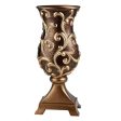 19.75  Tall Decorative Vase  Odysseus  Baroque Style w  Gold Floral Filigree Sale