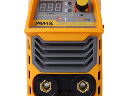 110 220V MMA Welder, 160A Stick ARC Welding Machine IGBT Inverter Digital Display LCD Hot Start Welder with Electrode Holder, Work Clamp, Input Power Adapter Cable Dual Voltage DC Supply