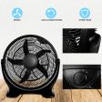 Simple Deluxe 20 Inch 3-Speed Plastic Floor Fans Oscillating Quiet for Home Commercial, Residential, and Greenhouse Use, Outdoor Indoor, Black Discount