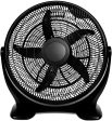 Simple Deluxe 20 Inch 3-Speed Plastic Floor Fans Oscillating Quiet for Home Commercial, Residential, and Greenhouse Use, Outdoor Indoor, Black Discount