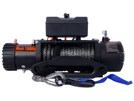 Winch-13000 lb. Load Capacity Electric Winch -12V DC Power for Towing Truck Off Road, with Wireless Remote Fashion