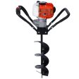 V-Type 52CC 2 Stroke Gas Post Hole Digger One Man Auger EPA Machine Plant Soil Digging Fence withHole Digger Replacement Auger Bits L4 +L6 +L8 +L12  Discount