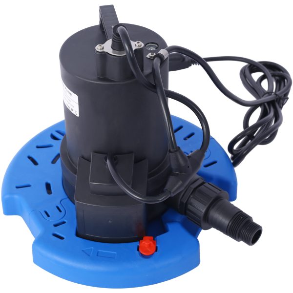 1 3 HP Automatic Swimming Pool Cover Pump 120 V Submersible with 3 4 Check Valve Adapter 2500 GPH Water Removal for Pool, Hot Tubs, Rooftops, Water Beds and more For Sale