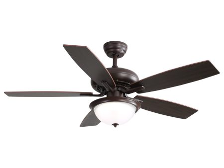 52 Inch Indoor Crystal Ceiling Fan With 3 Speed Wind 5 Plywood Blades Remote Control AC Motor With Light Fashion