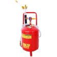 Oil Extractor, Portable Air Pneumatic Waste Oil Garage Extractor Drain Draine Tank Professional Fluid Evacuator, Portable, Integrated Level Gauge, Use with Oil, Transmission Fluid and Anti-F Online now