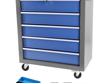 5 Drawers Rolling Tool Chest with Wheels, Portable Rolling Tool Box on Wheels, Tool Chest Organizer for Garage, Workshop, Home Crafts Use Online Hot Sale