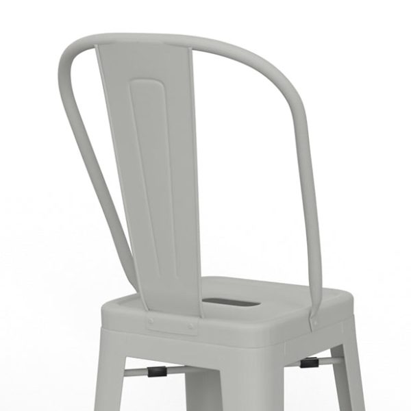 Fletcher - 30  Metal Bar Stool (Set of 2) - White Online Hot Sale