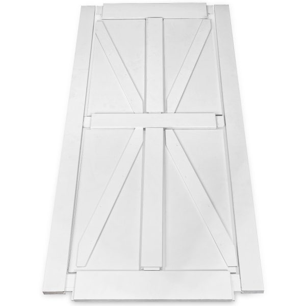 CRAZY ELF 36  x 80  Star Style Real Primed Door Slab, DIY Panel Door, Modern Interior Barn Door, Moisture-proof, Anti-deformation, Pre-Drilled Ready to Assemble, Suitable for Pre-hung and Barn Door Online Hot Sale