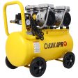 2.5 HP Ultra Quiet Air Compressor 13 Gallon, Oil-Free, Electric Shop Air Compressor Portable,Lightweight with Wheels, 70 dBA Noise Level, with Automatic Drain Valve,Yellow For Discount