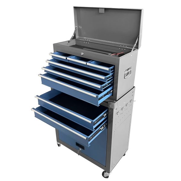 High Capacity Rolling Tool Chest with Wheels and Drawers, 8-Drawer Tool Storage Cabinet Sale