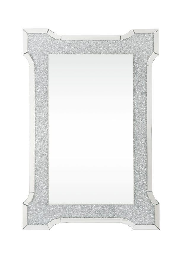 ACME Nowles Wall Decor, Mirrored & Faux Stones 97705 Fashion