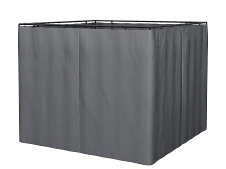 10x10 Ft Gazebo Replacement Gazebo Sidewall with Zippers, 4-Side Sidewall for Patio Gazebos For Discount