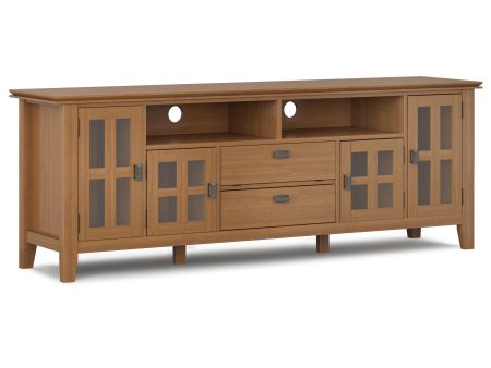 Artisan - 72  TV Media Stand - Honey Brown Online Sale