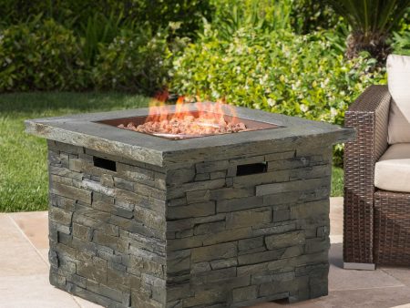 [Ship to Canada only]35  SQUARE MGO FIRE PIT - 40000 BTU For Discount