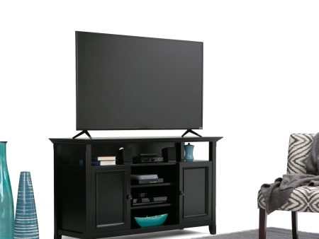 Amherst - TV Media Stand - Black Fashion