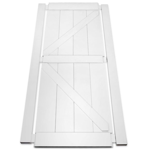 CRAZY ELF 28  x 84   K  Style Real Primed Door Slab, DIY Panel Door, Modern Interior Barn Door, Moisture-proof, Anti-deformation, Pre-Drilled Ready to Assemble, Suitable for Pre-hung and Barn Door Discount