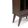 Draper - Mid Century Bookcase and Storage Unit - Medium Auburn Brown Fashion