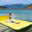 18*6FT Floating Water Pad Mat, 3-Layer Tear-Resistant XPE Foam Water Floating Mat, Lily Pad for Water Recreation Pool, Lake, Beach, Ocean Sale