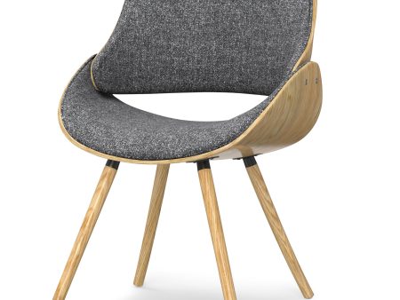 Malden - Bentwood Dining Chair with Wood Back - Grey   Light Brown Online Hot Sale