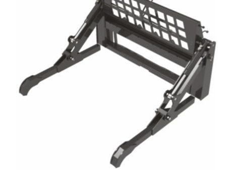 Skid Steer Two-Cylinder Pipe Pallet Fork Grapple Online