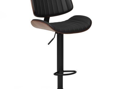 Novak - Adjustable Bar Stool - Black For Discount