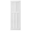 CRAZY ELF 36  x 80  Five Panel Real Primed Door Slab, DIY Panel Door, Modern Interior Barn Door, Moisture-proof, Anti-deformation, Pre-Drilled Ready to Assemble, Suitable for Pre-hung and Barn Door Fashion