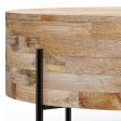 Rayburn - Drum Coffee Table - Natural Sale