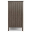 Lev - Wide Storage Cabinet - Smoky Brown Online