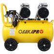 2.5 HP Ultra Quiet Air Compressor 13 Gallon, Oil-Free, Electric Shop Air Compressor Portable,Lightweight with Wheels, 70 dBA Noise Level, with Automatic Drain Valve,Yellow For Discount