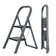 2 Step Ladder, Step Stool for Adults, Folding Step Stool with Wide Anti-Slip Pedal, Sturdy Steel Ladder Online Sale