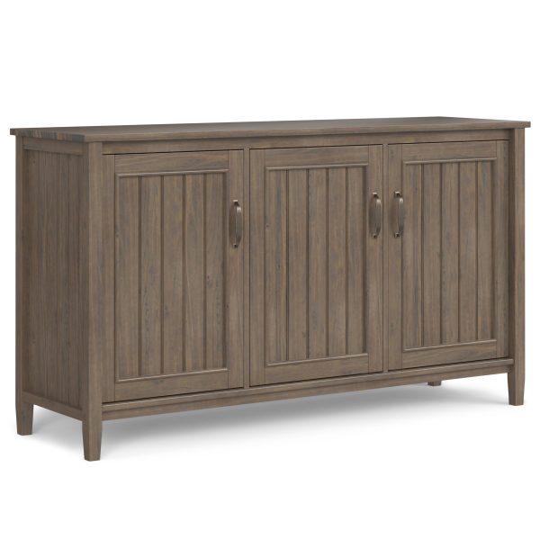 Lev - Wide Storage Cabinet - Smoky Brown Online