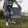 YSSOA Portable Folding Grey Camping Chair, 1-Pack Online Hot Sale