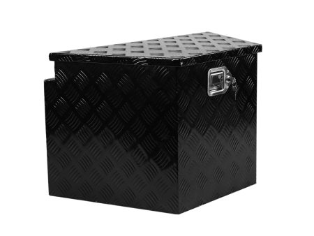 33 Inch Heavy Duty Diamond Plate Aluminum Trailer Tongue Box Pickup Truck Tool Box Storage Organizer with Weather Resistant Seal, Lock & Keys – Black 32.5 x20.5 x18.3  Cheap