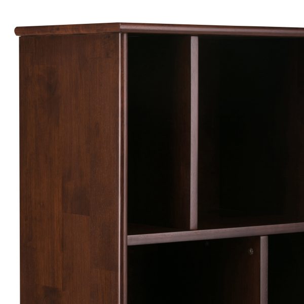 Draper - Mid Century Bookcase and Storage Unit - Medium Auburn Brown Fashion