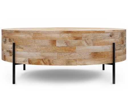 Rayburn - Drum Coffee Table - Natural Sale