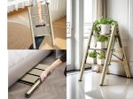 3 step ladder, aluminum alloy ladder, folding ladder, with wide non-skid pedals 300 lb capacity home office portable ladder, light and strong compact, can be used in the study bedroom kitchen office Online Hot Sale