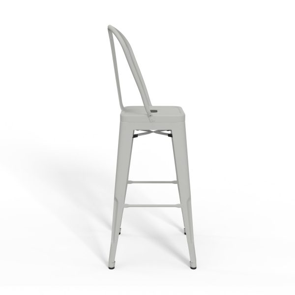 Fletcher - 30  Metal Bar Stool (Set of 2) - White Online Hot Sale