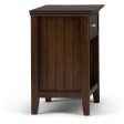 Acadian - Bedside Table - Brunette Brown For Sale