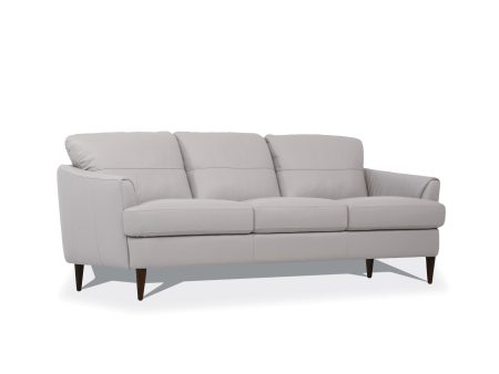 ACME Helena Sofa, Pearl Gray Leather 54575 Fashion