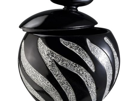 11.5  Tall Polyresin Decorative Jewelry Box, Zebra Design Online Hot Sale