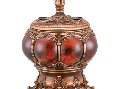 11.5  Tall Polyresin Decorative Jewelry Box, Victorian Style For Discount