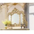 ACME Cabriole MIRROR Gold Finish BD01465 For Discount